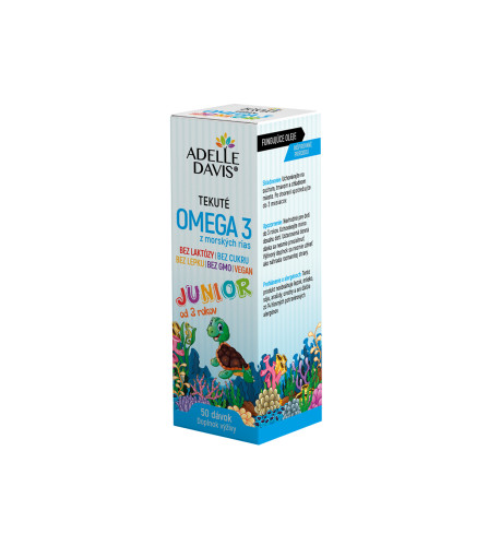 Omega 3 z morských rias JUNIOR 50 dávok - Adelle Davis
