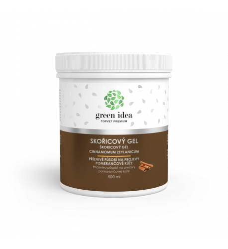 Škoricový masážny gél 500 ml - Green idea