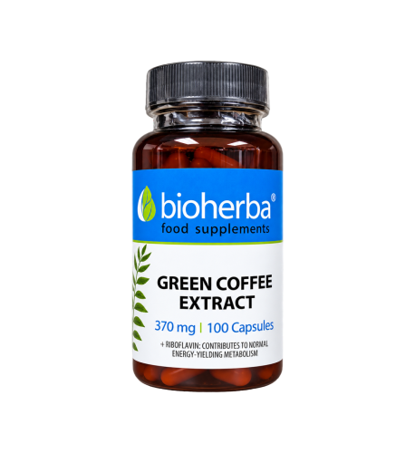 Zelená káva extrakt 370 mg – 100 kapsúl – Bioherba
