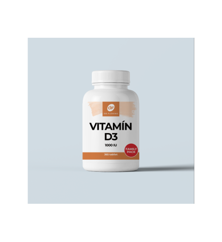 Vitamín D3 1000IU - 365 tabliet - Dr. Fleming