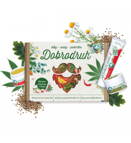 Darčekové balenie DOBRODRUH pre kĺby, svaly a pokožku - Annabis