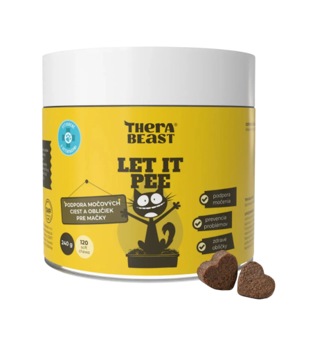 Let It Pee – podpora močových ciest a obličiek pre mačky – 120 ks – Therabeast