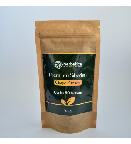 Zvýhodnený set: 2x Prémiová čaga sibírska 100% prášok - 100g Zvýhodnený set: 2x Prémiová čaga sibírska 100% prášok - 100g