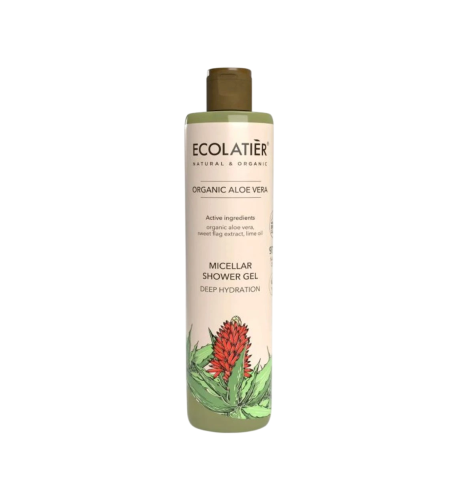 Micelárny sprchový gél  hydratačný Oganic Aloe Vera - 350 ml -  Ecolatier