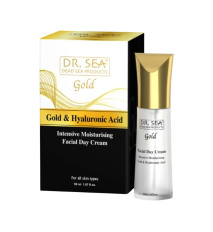 Denný pleťový intenzívny krém s kozmetickým zlatom a kyselinou hyaluronovou - 50ml - Dr. Sea