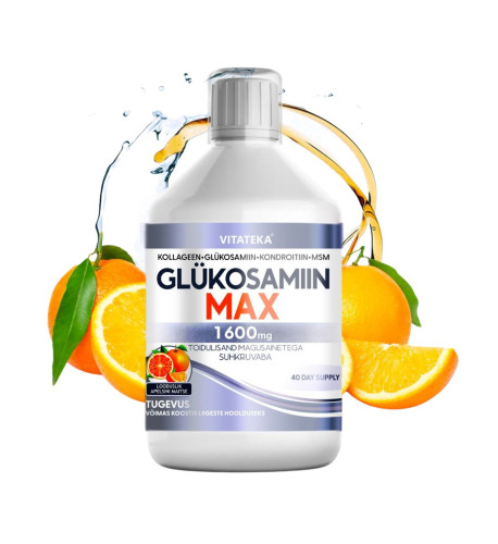 Glukozamín MAX 1600 mg - 500 ml - Vitateka Glukozamín MAX 1600 mg - 500 ml - Vitateka