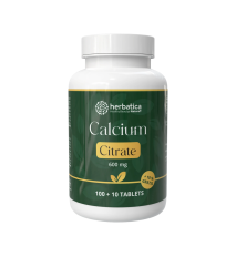 Vápnik Citrát 600 mg - 110 tabliet