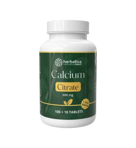 Vápnik Citrát 600 mg - 110 tabliet