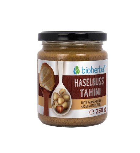 100 % lieskovo-orieškové tahini – 250 g – Bioherba
