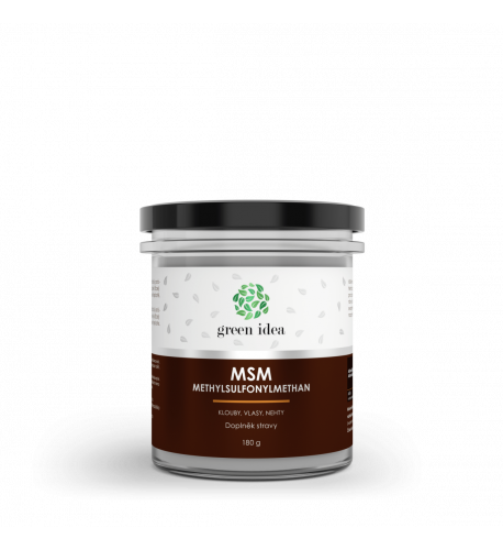MSM - Metylsulfonylmetán 180 g - Green idea