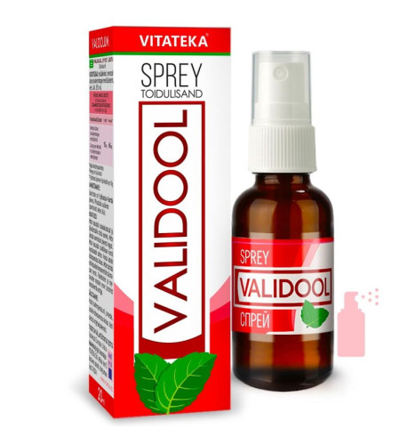 Validol sprej – výživový doplnok – 20 ml – Vitateka