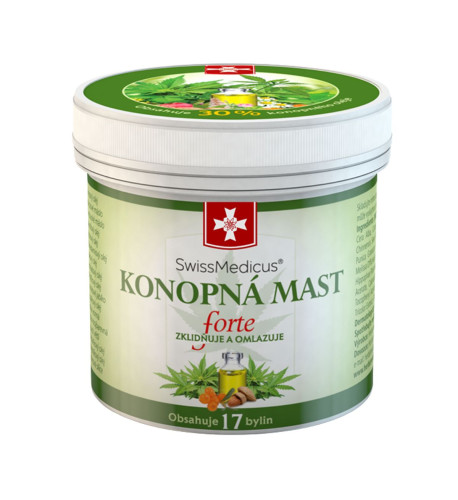 Konopná masť Forte - 125 ml - SwissMedicus