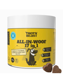All-In-Woof 17 in 1 – komplex vitamínov, probiotík a živín pre psov – 60 ks – Therabeast