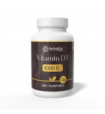 Vitamín D3 1000 IU - 110 tabliet