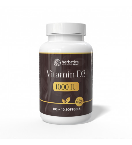 Vitamín D3 1000 IU - 110 tabliet