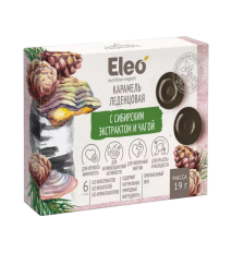 Karamelové cukríky so sibírskym extraktom a čagou - 6ks/19g - ELEO Karamelové cukríky so sibírskym extraktom a čagou - 6ks/19g - ELEO