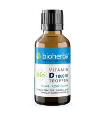 Vitamín D kvapky 1000 IU (25 mcg) - 50 ml - Bioherba Vitamín D kvapky 1000 IU (25 mcg) - 50 ml - Bioherba