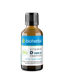 Vitamín D kvapky 1000 IU (25 mcg) - 50 ml - Bioherba
