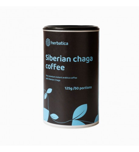 Sibírska čaga s prémiovou instantnou kávou arabica - 125g