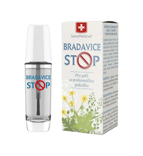 BradaviceStop - sérum na zrohovatenú pokožku s častým výskytom bradavíc - 10 ml - SwissMedicus