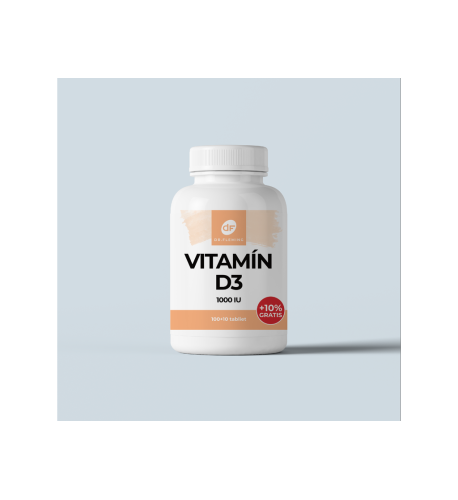 Vitamín D3 1000IU - 110 tabliet - Dr. Fleming