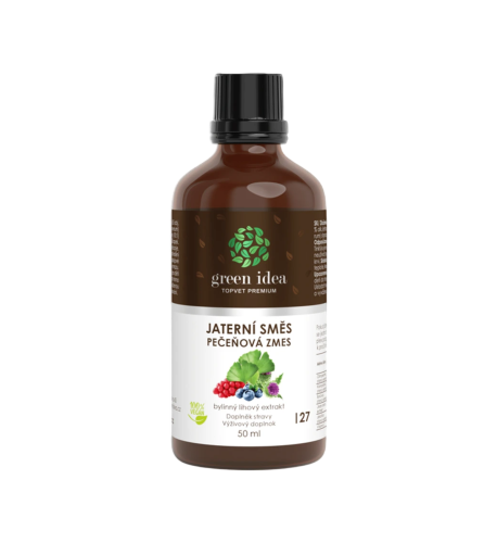 Pečeňová zmes (HEPAMIX) tinktúra – kvapky 50 ml – Green idea
