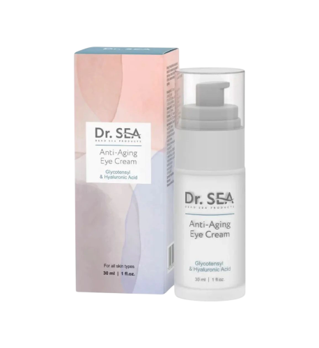Anti-aging očný krém s komplexom GLYCOTENSYL a kyselinou hyalurónovou, 30 ml - Dr. Sea Anti-aging očný krém s komplexom GLYCOTENSYL a kyselinou hyalurónovou, 30 ml - Dr. Sea