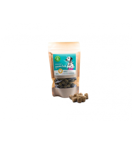 Konopné maškrty pre psov – kuracia príchuť - 200 g - Zelená Země