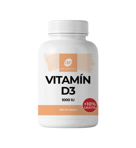 Vitamín D3 1000IU - 110 tabliet - Dr. Fleming