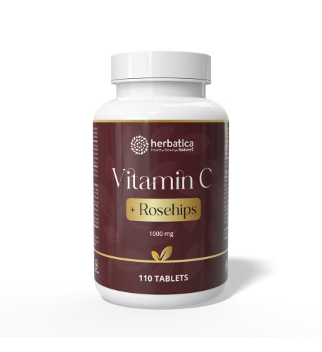 Vitamín C 1000 + Šípky - 110 tabliet