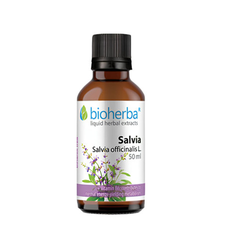 Šalvia - tinktúra kvapky - 50 ml - Bioherba