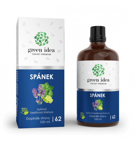 Spánok - bezliehová tinktúra 100 ml - Green idea