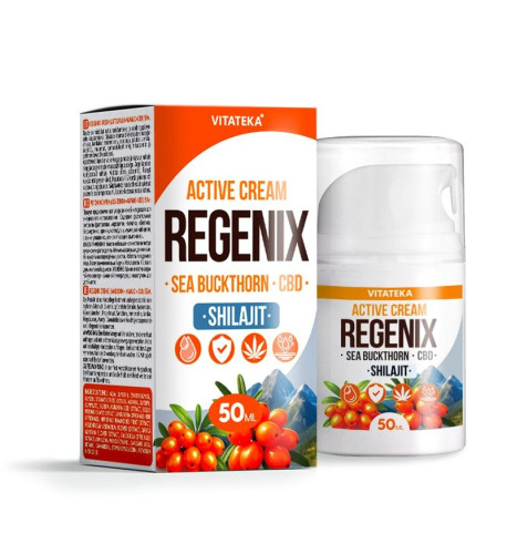 Regenix krém s rakytníkom, CBD a mumiom shilajit - 50 ml - Vitateka