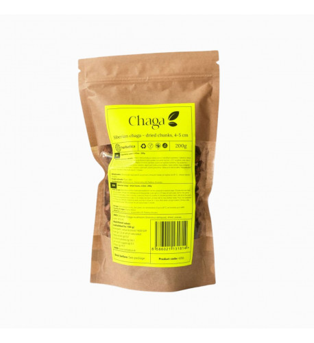 Čaga sibírska sušené kúsky (4-5 cm) - 200g