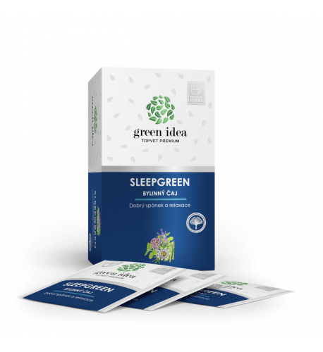 Herbex Sleepgreen - bylinný čaj 20 vrecúšok - Green idea