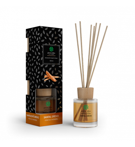 Ratanové vonné tyčinky Santalové drevo 100 ml - Green idea