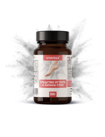 Púder na nohy na potenie a zápach – 50 g – Vitateka