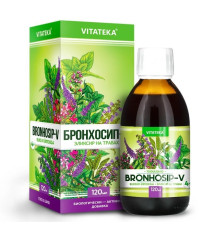 Bronhosip-V – bylinný elixír s vitamínom C – 120 ml – Vitateka Bronhosip-V – bylinný elixír s vitamínom C – 120 ml – Vitateka