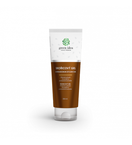 Škoricový masážny gél v tube 200 ml - Green idea