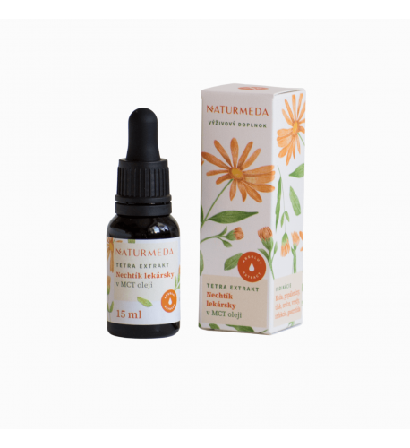 Nechtík lekársky – Tetra bylinný extrakt – 15 ml – Naturmeda