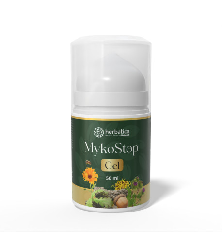 MykoStop Gel - antimykotický regeneračný gél na pokožku a nechty - 50 ml