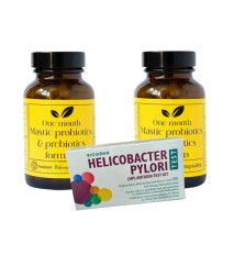 Set na podporu trávenia: 2x Masticha PROBIOTICS & PREBIOTICS + test na helikobaktera Set na podporu trávenia: 2x Masticha PROBIOTICS & PREBIOTICS + test na helikobaktera