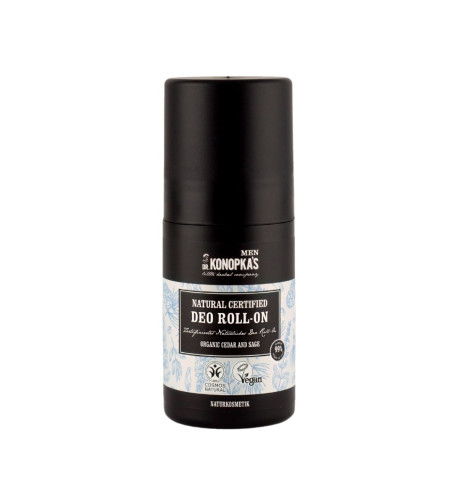 Pánsky prírodný certifikovaný dezodorant roll-on - 50 ml - Dr. Konopka's