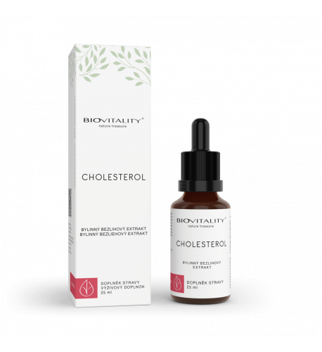 Cholesterol - bezliehová tinktúra – kvapky 25 ml – Green idea