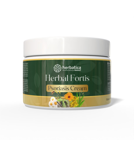 Herbal Fortis Psoriasis Cream - regeneračný krém pre pokožku so sklonom k psoriáze – 200 ml