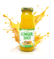 Zázvorový shot s mandarínkou – 200 ml – Vitateka