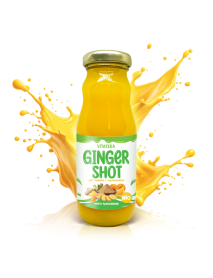 Zázvorový shot s mandarínkou – 200 ml – Vitateka
