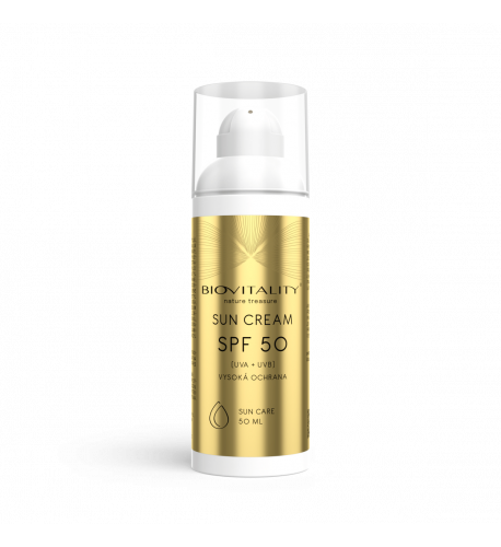 Green idea Opaľovací krém na tvár a telo SPF-50 - 50 ml - Biovitality