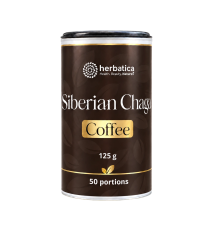 Sibírska čaga s prémiovou instantnou kávou arabica - 125g