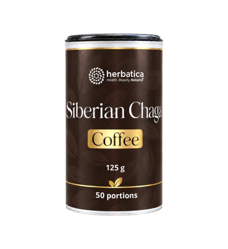 Sibírska čaga s prémiovou instantnou kávou arabica - 125g
